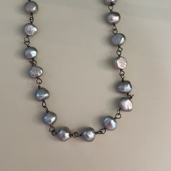 Silpada Pearl and Sterling Silver Necklace - Picture 2 of 2